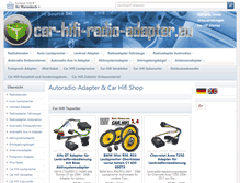 Tablet Screenshot of car-hifi-radio-adapter.eu